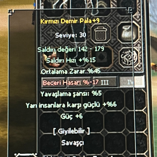  +9 ELİT KDP +45 ORT YARI VE GÜC